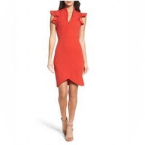 Fraiche by J red cocktail dress